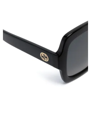 Gucci Eyewear ロゴプレート付きスクエアフレームサングラス - サムネイル3