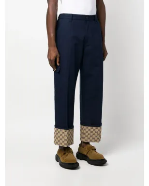 Gucci GG Supreme ストレートレッグパンツ - サムネイル3