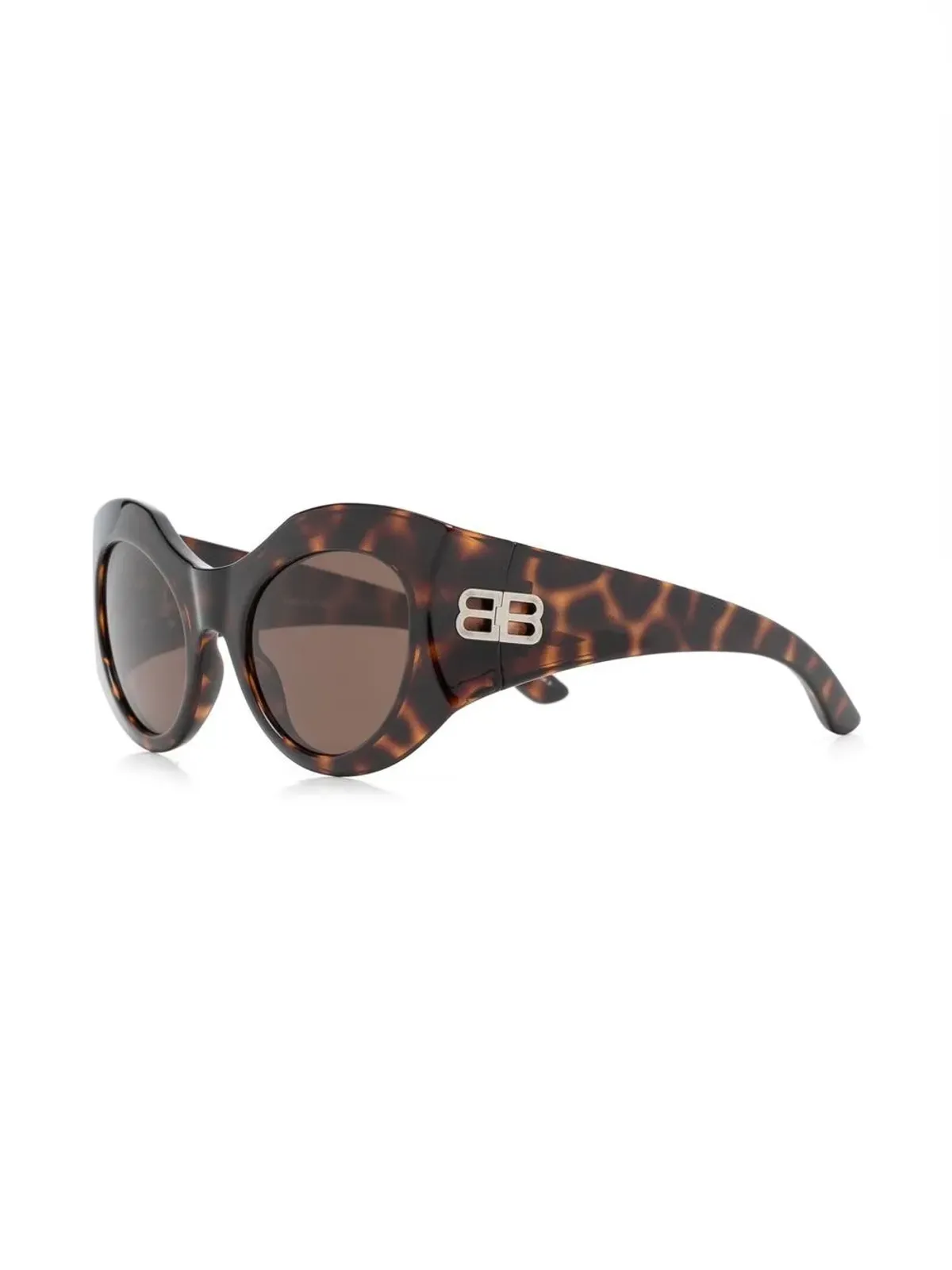 Balenciaga Eyewear Hourglass tortoiseshell-effect oversize-frame sunglasses - 画像2