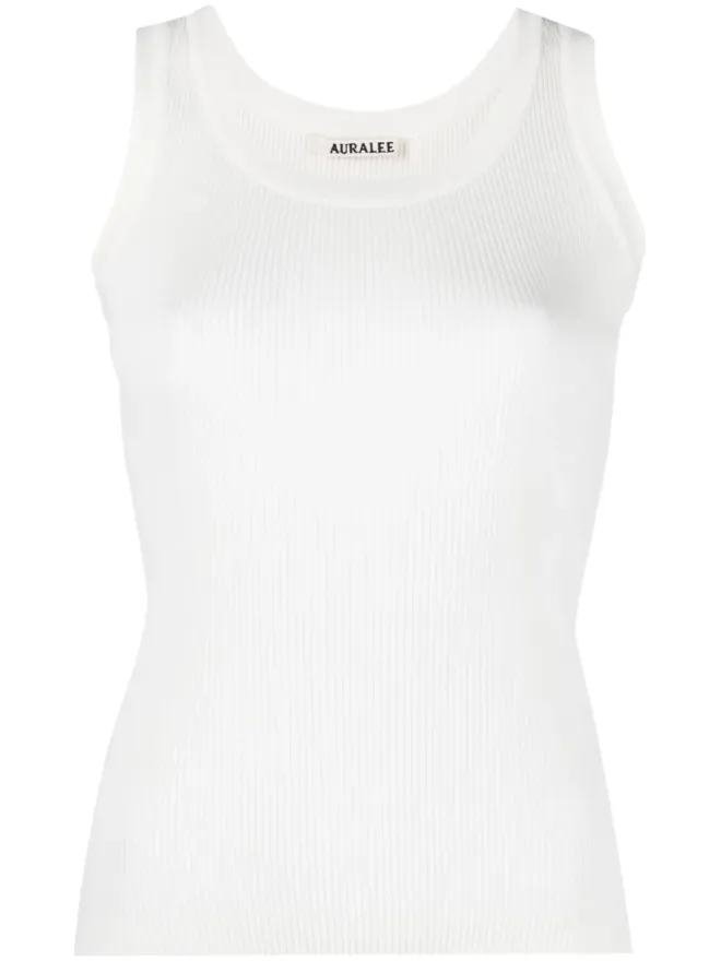 AURALEE Auralee ノースリーブ コットン ニット トップの商品画像
