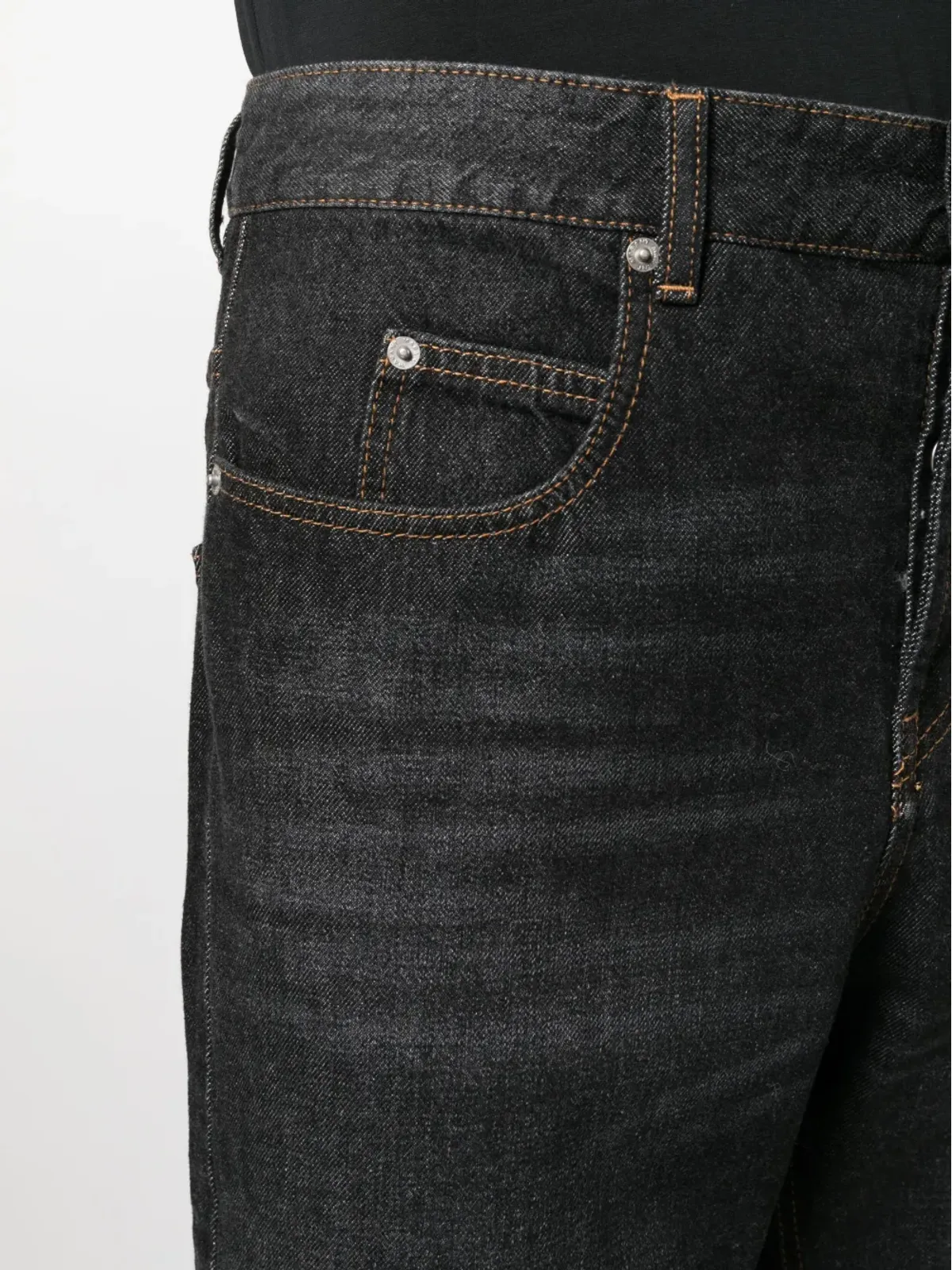 MARANT ジelden ストレートジーンズ グレー - 画像5