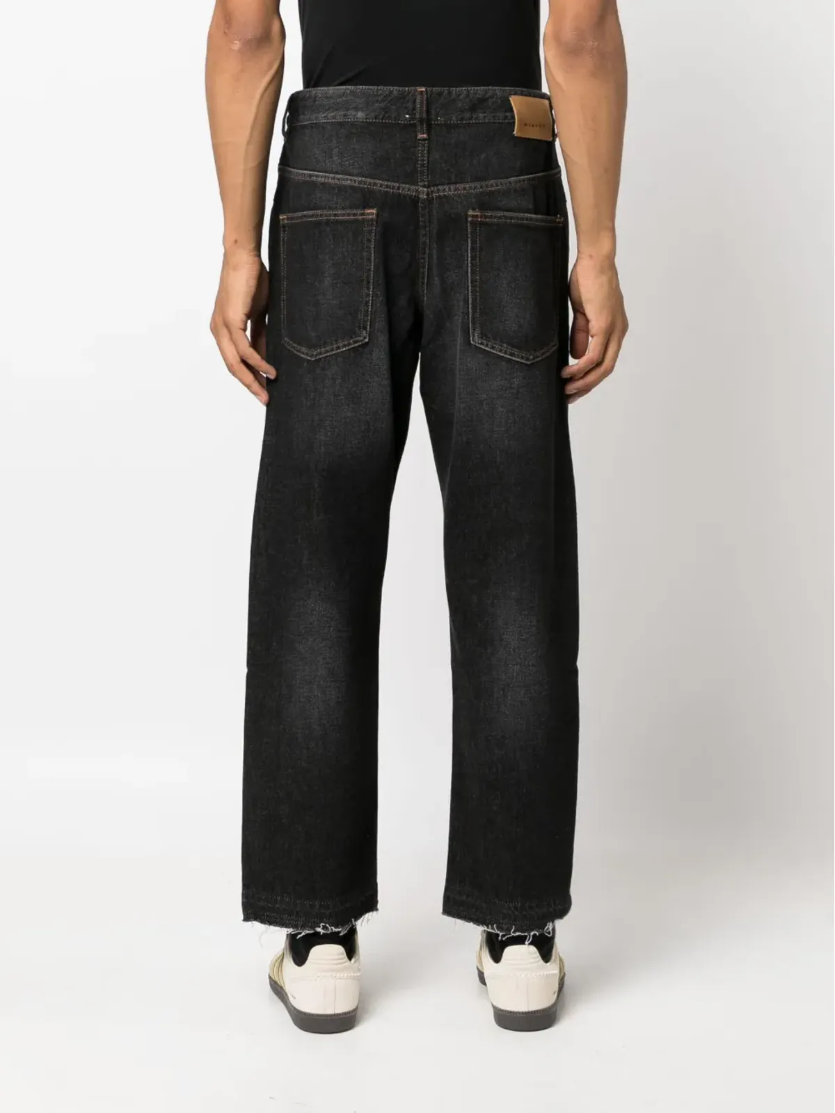 MARANT ジelden ストレートジーンズ グレー - 画像4