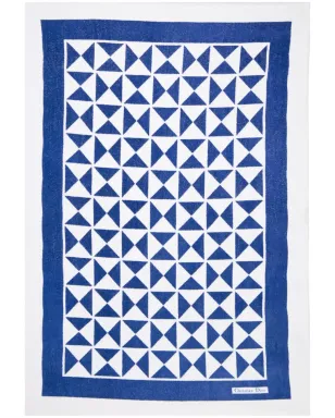 Christian Dior Pre-Owned 2000s geometric print beach towel - Blue - サムネイル3