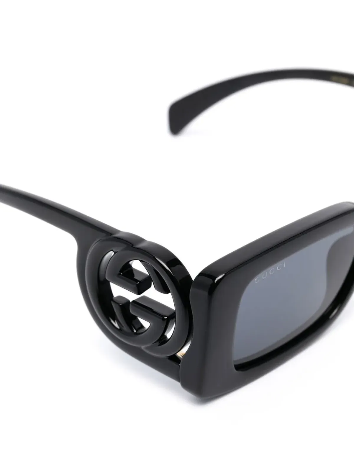 Gucci Eyewear インターロッキングG レクタングルフレーム サングラス - 画像3