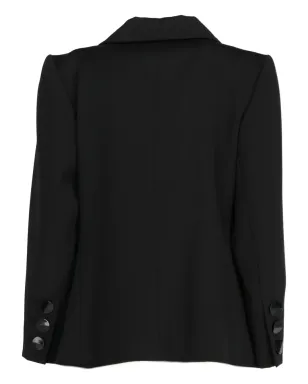 Saint Laurent Pre-Owned 1980年 シングルブレスト ウール ブレザー ブラック - サムネイル2