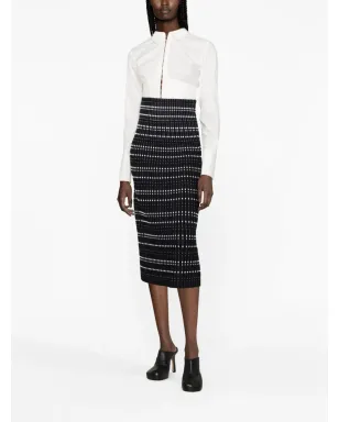 Alexander McQueen フィットミディスカート - サムネイル3