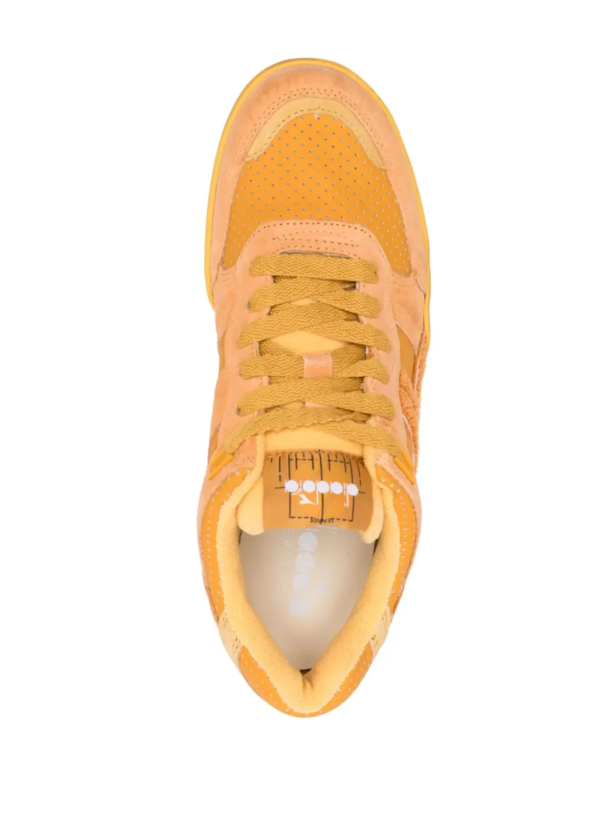 Diadora B.560 ロー・トップスニーカー - オレンジ - 画像4