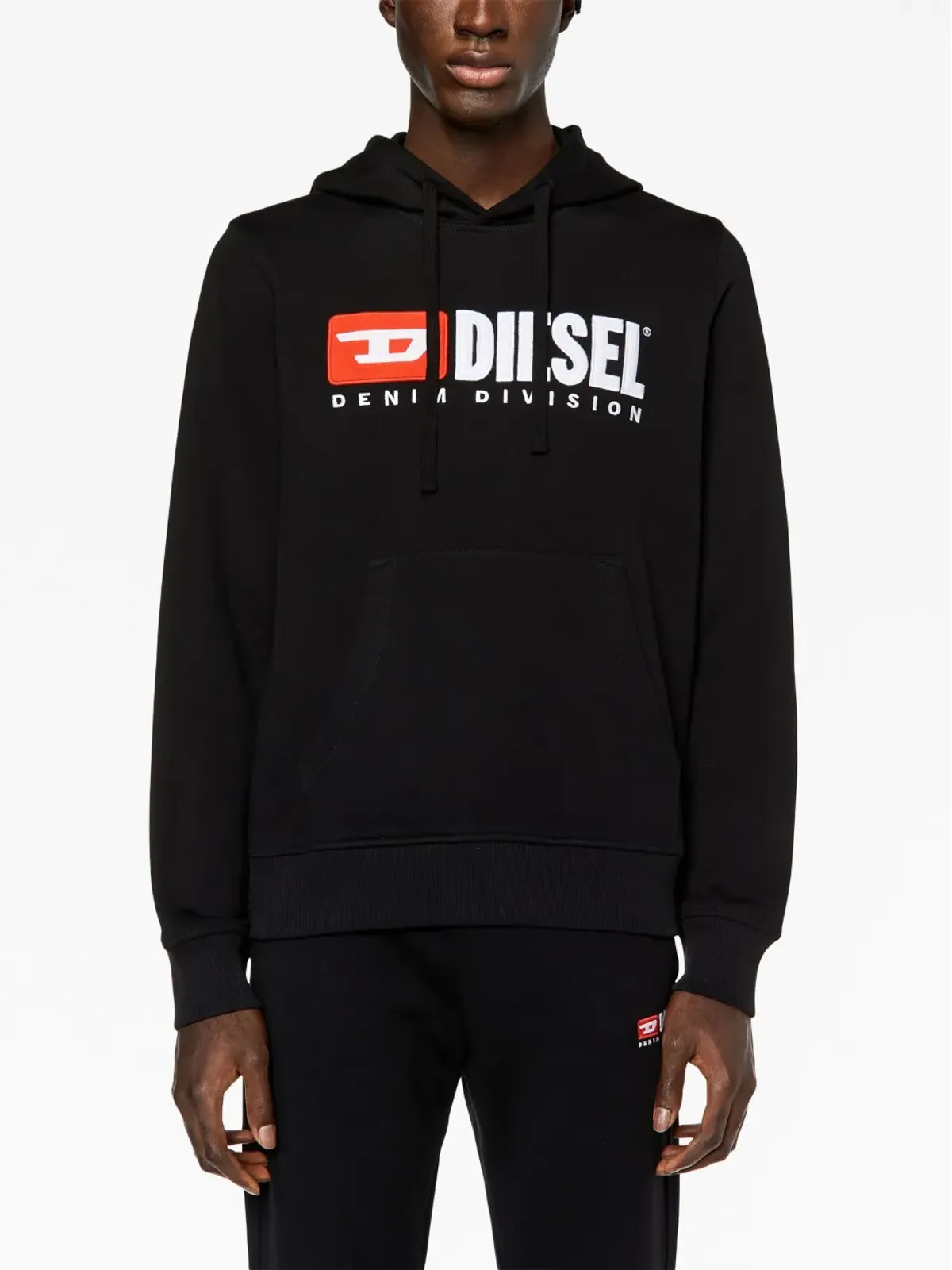 Diesel S-Ginn-Hood-Div ロゴパッチ付きフーディ - 画像3