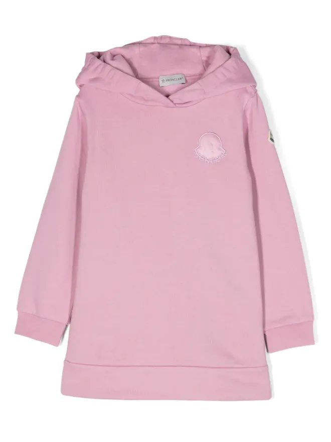 Moncler Enfant Moncler Enfant ロゴアップリケ付きフードドレスの商品画像