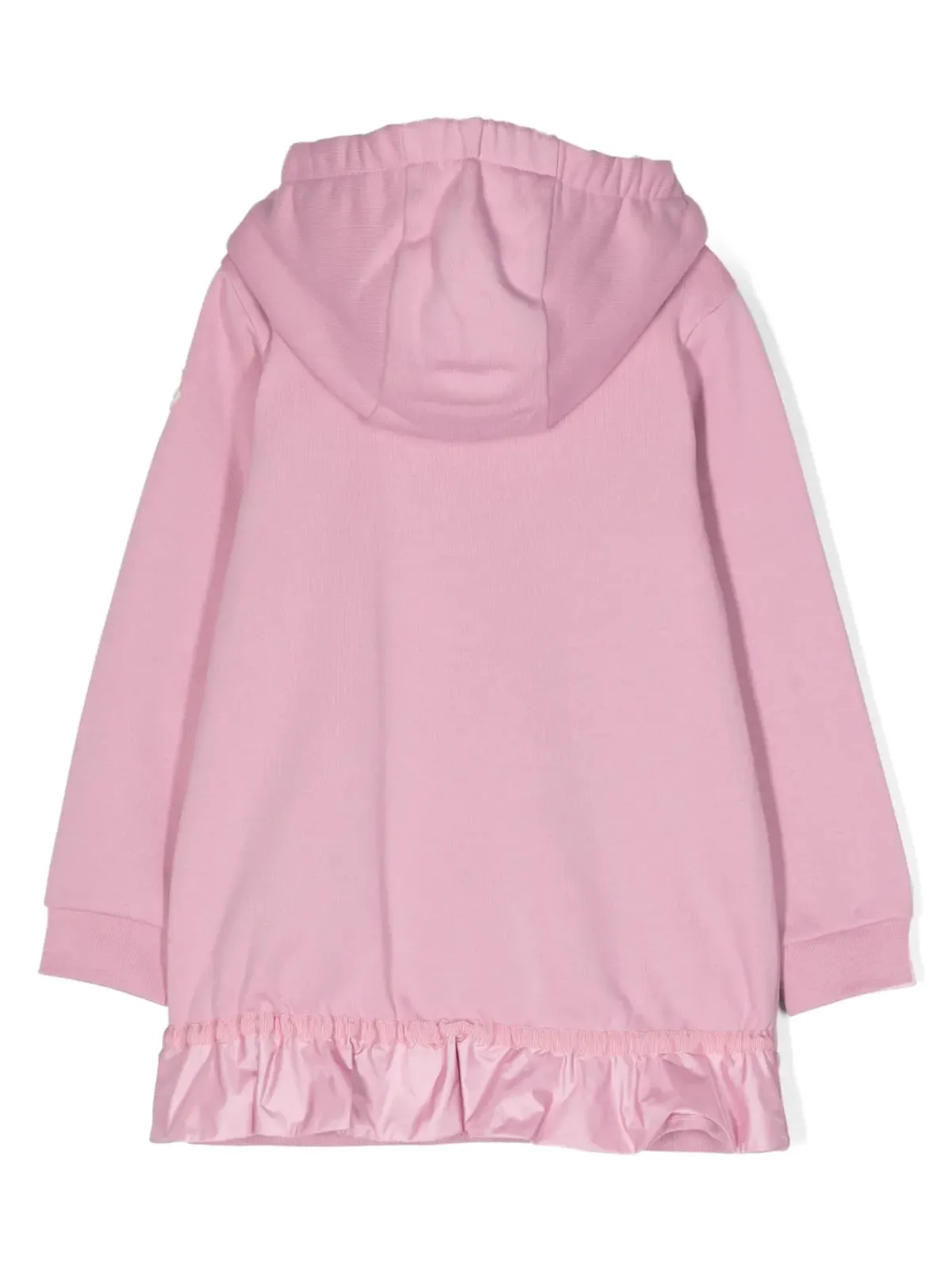 Moncler Enfant ロゴアップリケ付きフードドレス - 画像2