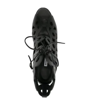 Manolo Blahnik Taralo カットアウトブーツ - ブラック - サムネイル4