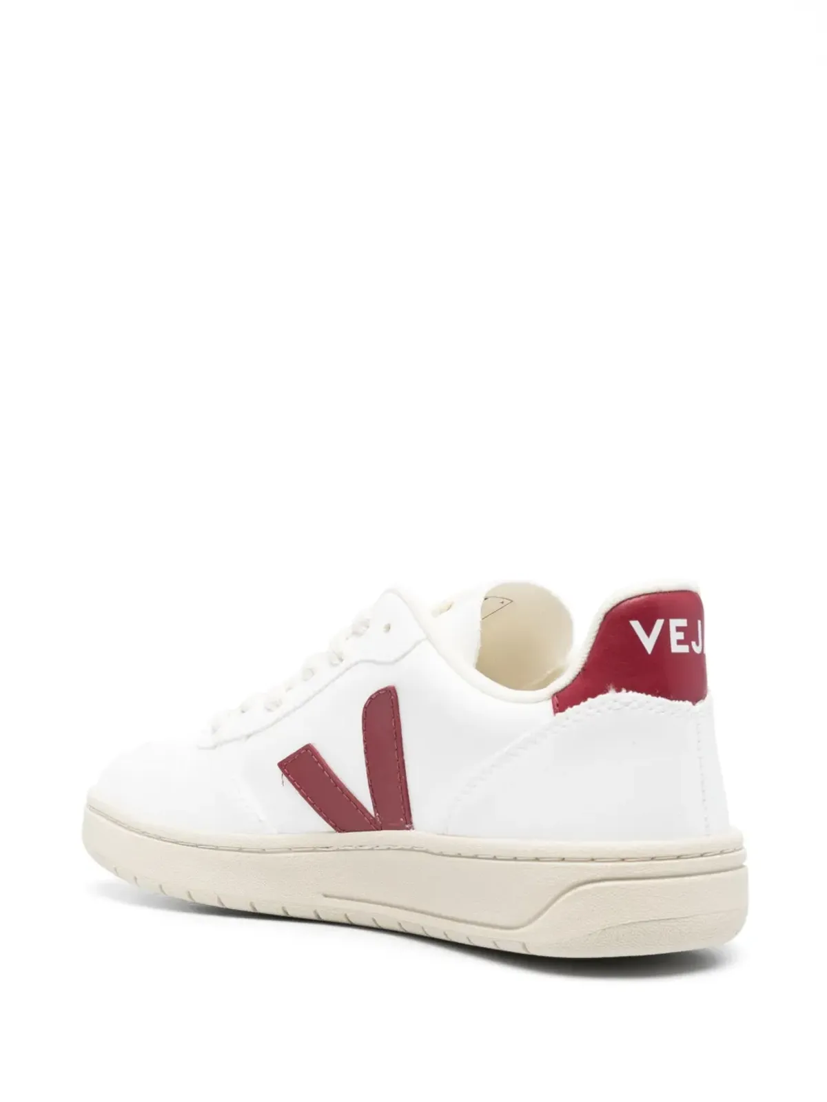 VEJA V10 レースアップ レザー スニーカー - White - 画像3