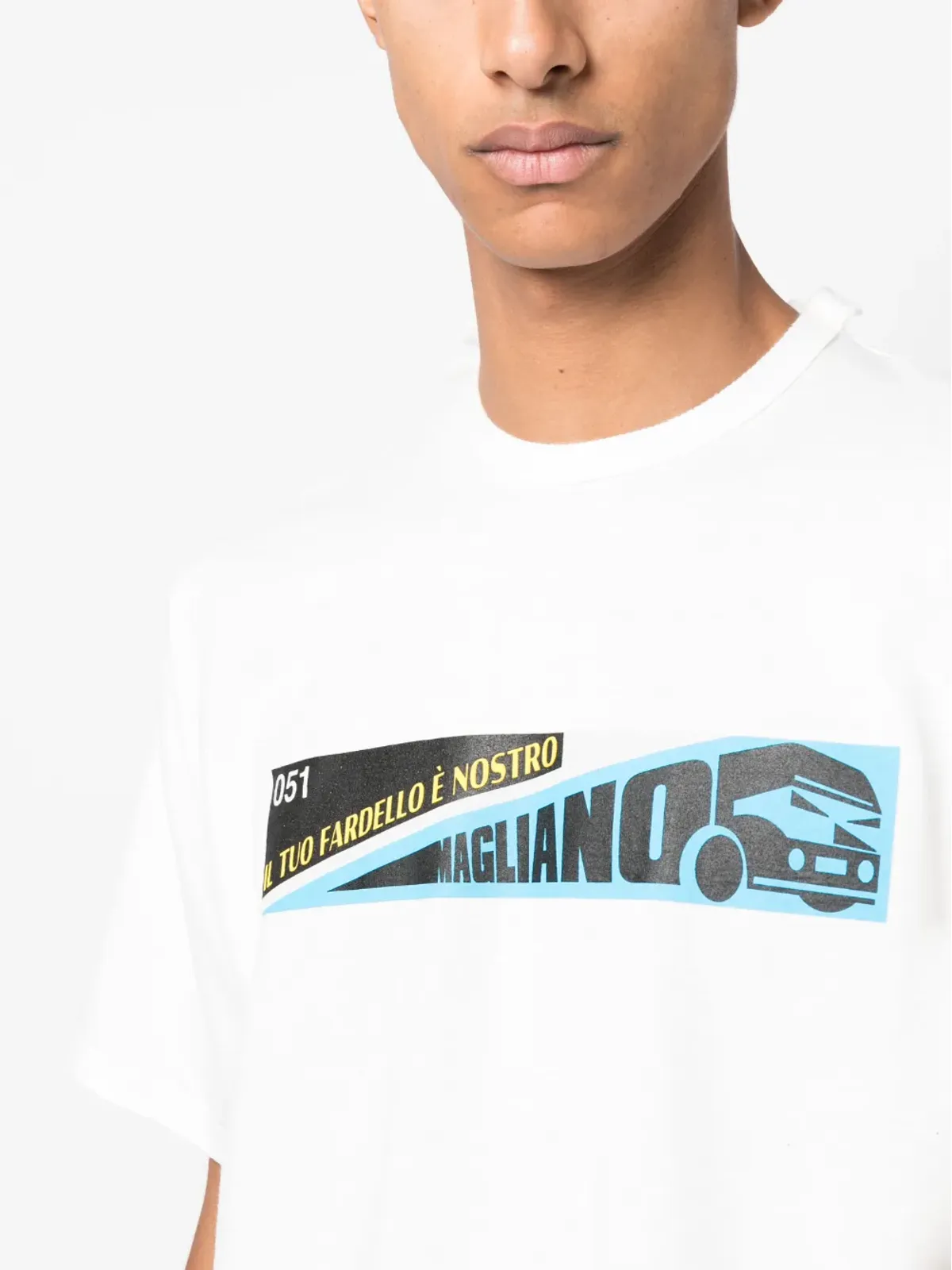 Magliano グラフィックプリント コットン Tシャツ - 画像5