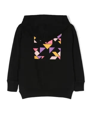 Off-White Kids ロゴプリント コットン パーカー - サムネイル2