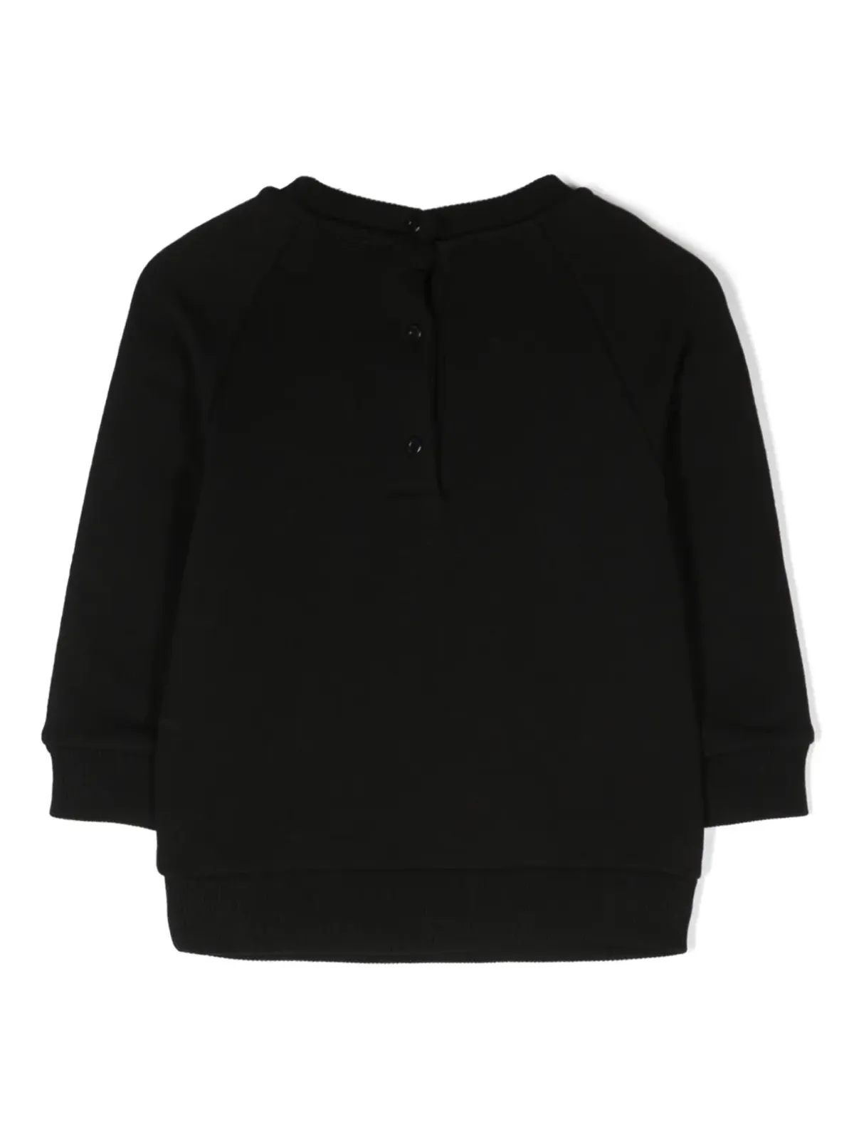 Balmain Kids ロゴテープ付きクルーネックスウェット - ブラック - 画像2