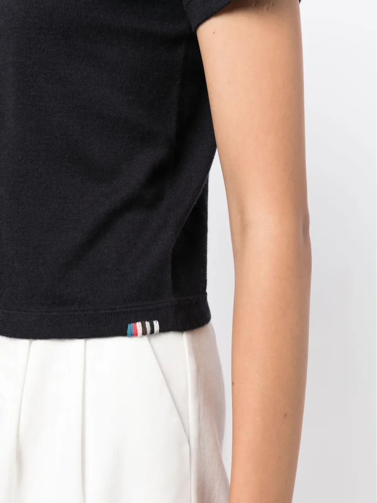extreme cashmere ティナ クロップド Tシャツ - 画像5