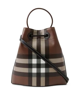 Burberry TBレザーバケットバッグ - ブラウン - サムネイル2