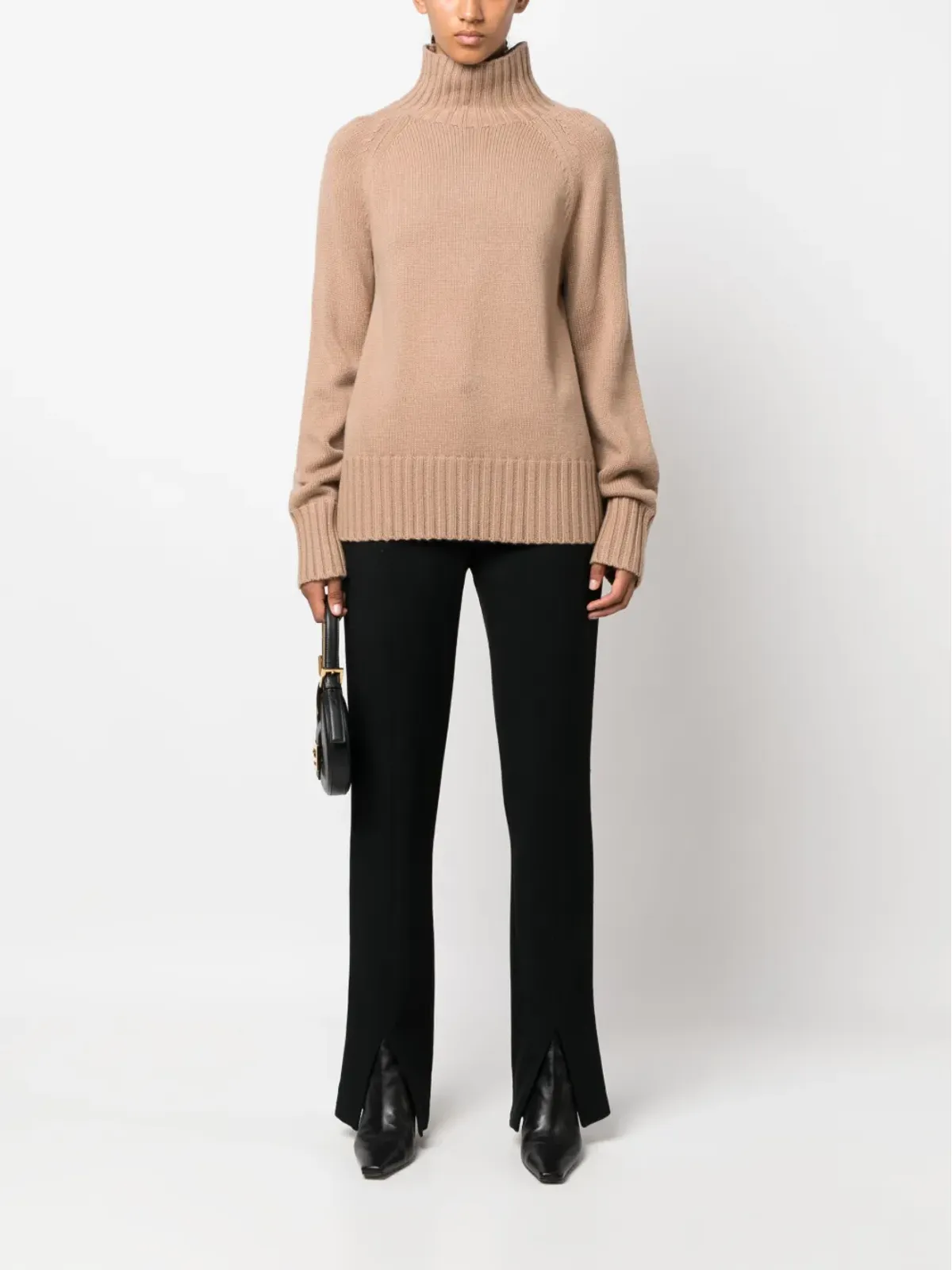 S Max Mara ファインニットハイネックスウェット - 画像2