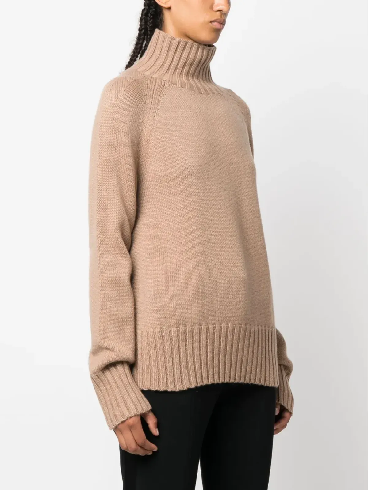 S Max Mara ファインニットハイネックスウェット - 画像3