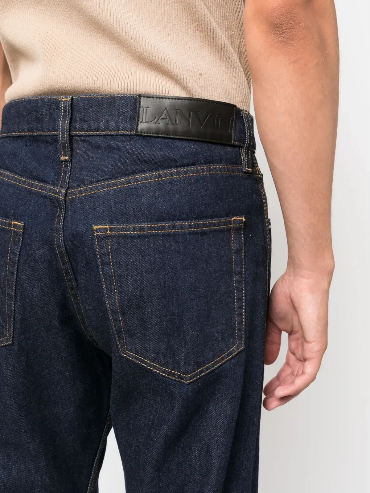 Lanvin ミッドライズストレートジーンズ（コットンデニム） - ブルー - 画像5