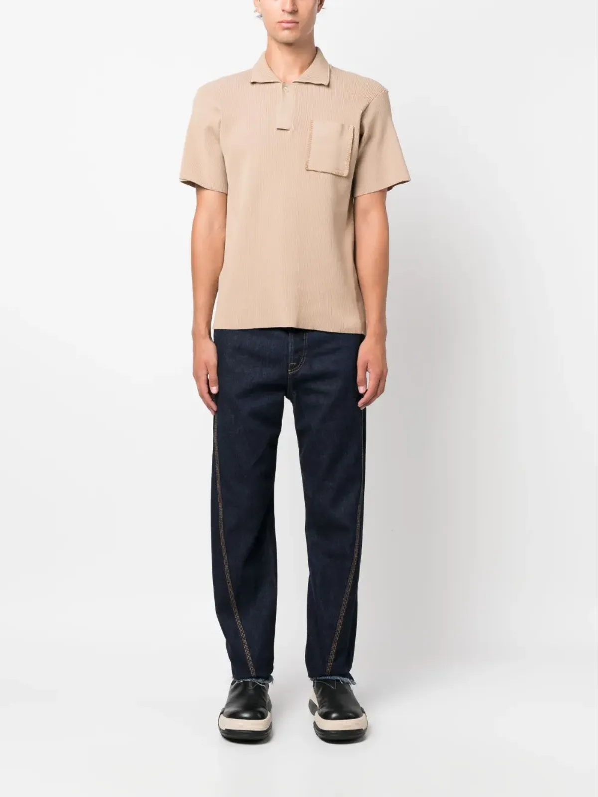 Lanvin ミッドライズストレートジーンズ（コットンデニム） - ブルー - 画像2