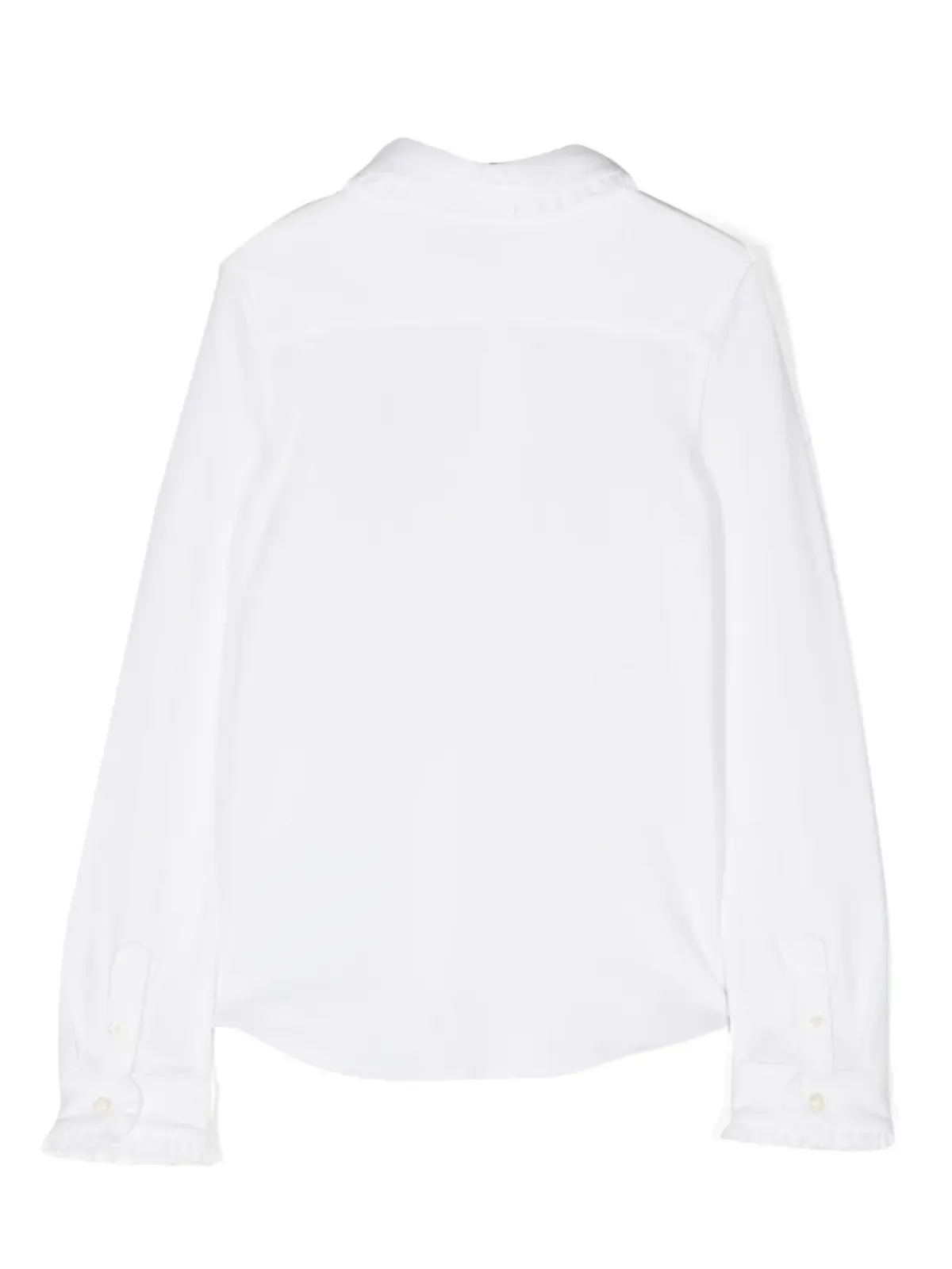 POLO RALPH LAUREN KIDS Polo Pony cotton shirt - White - 画像2