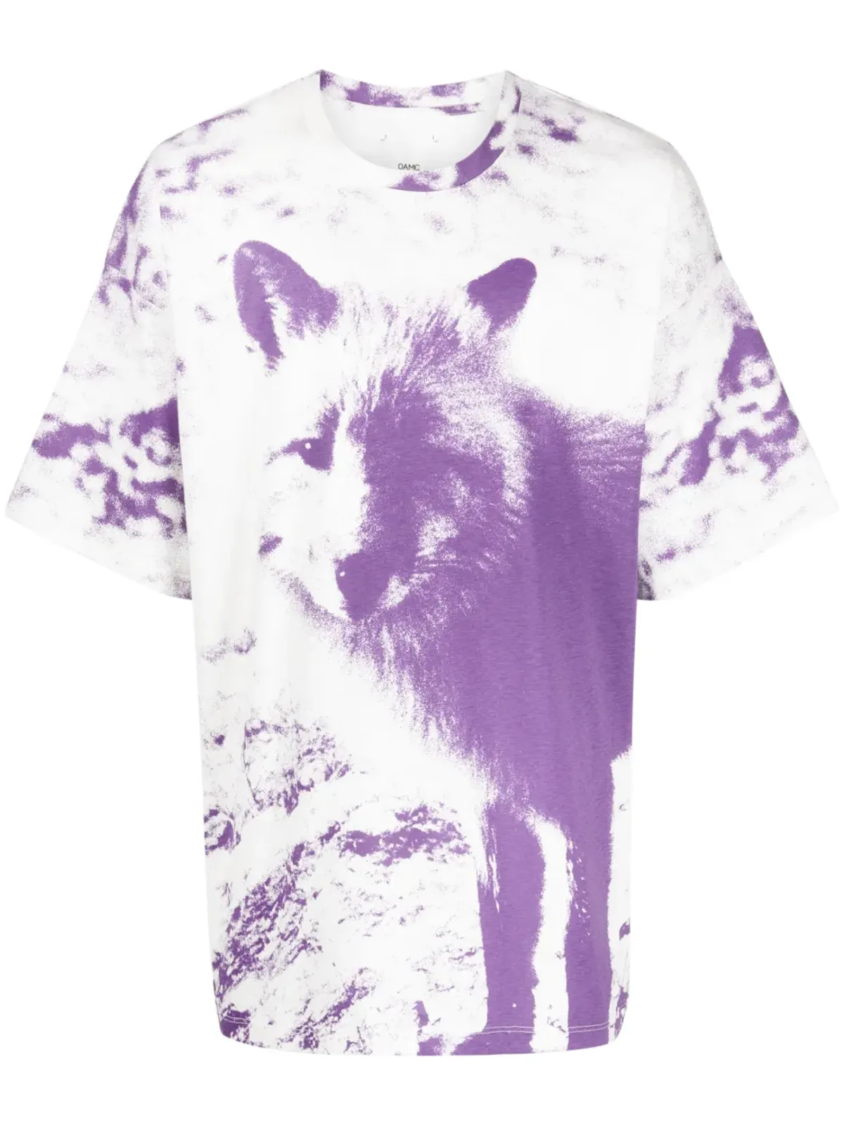 OAMC ヨセミテ グラフィックプリント コットン Tシャツ（パープル） - 画像1