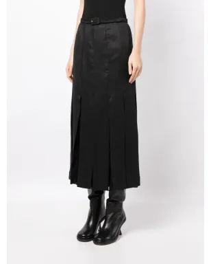Gabriela Hearst エディス プリーツリネンスカート - サムネイル3