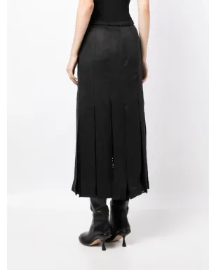Gabriela Hearst エディス プリーツリネンスカート - サムネイル4