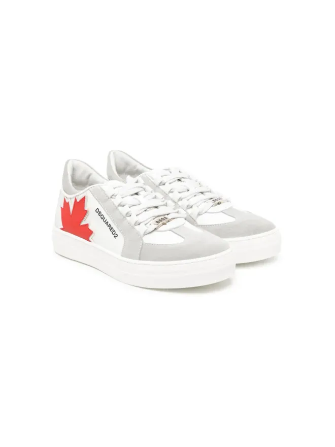 DSQUARED2 KIDS DSQUARED2 KIDS メイプルリーフ パネルド スニーカーの商品画像