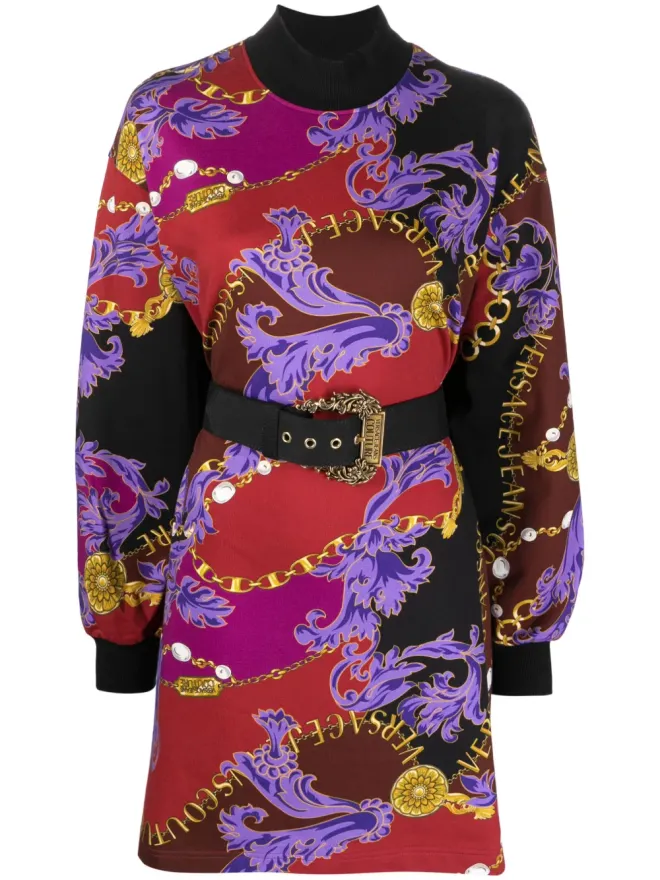 Versace Jeans Couture Versace Jeans Couture Chain Couture ミニドレスの商品画像