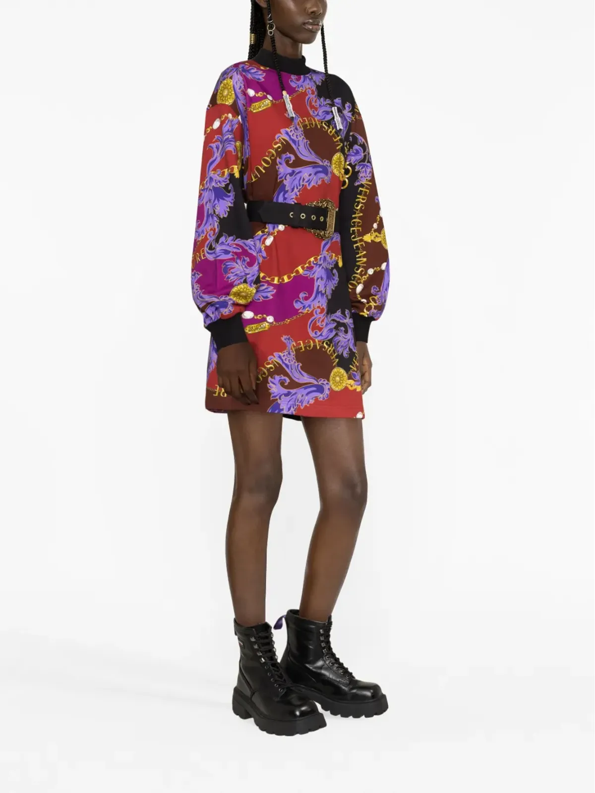 Versace Jeans Couture Chain Couture ミニドレス - 画像4