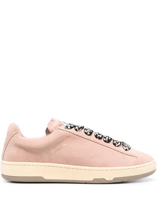 Lanvin Lanvin ロゴパッチ ローカットスニーカー ピンクの商品画像