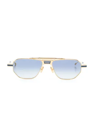 T Henri Eyewear サングラス（スクエアフレーム・ティンテッド） - ゴールド - サムネイル1