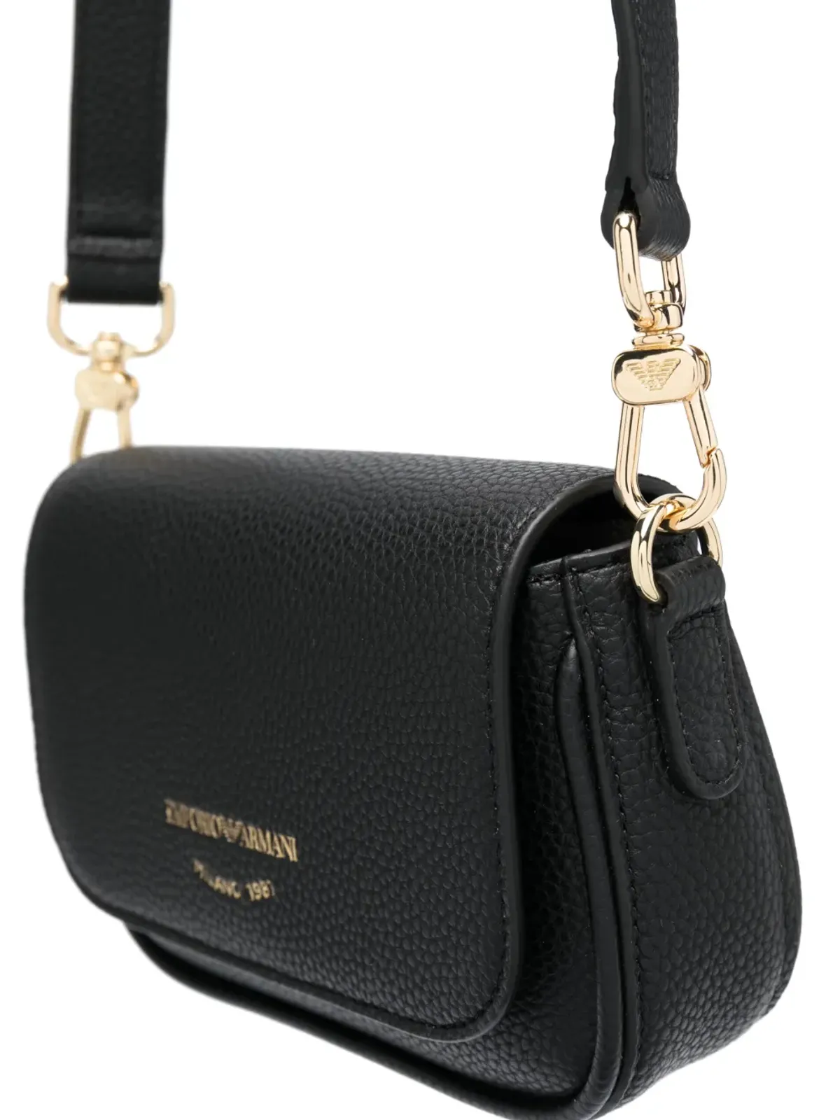 Emporio Armani ロゴスタンプ クロスボディバッグ - 画像4