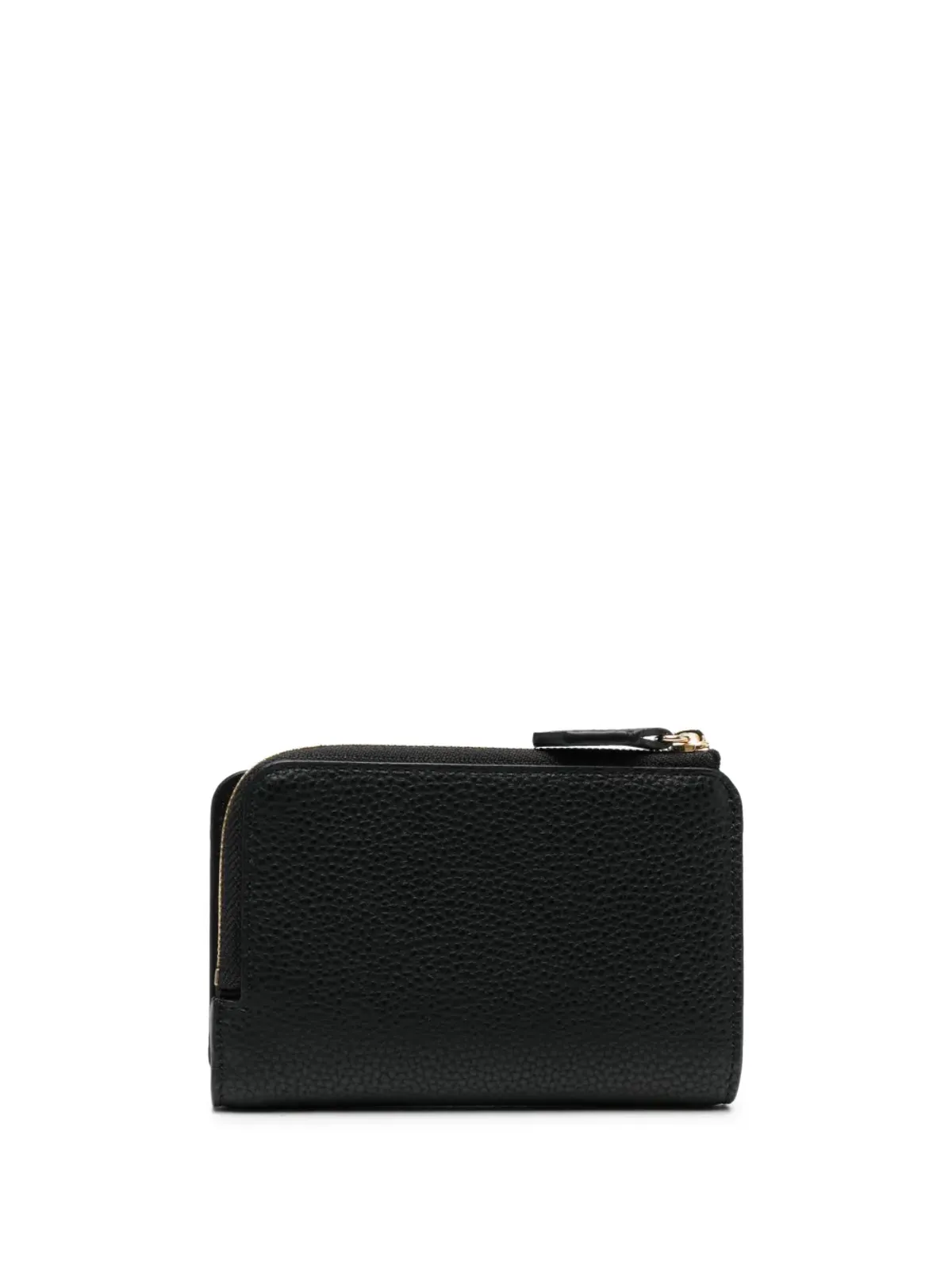 Emporio Armani 刻印ロゴ レザー カードホルダー - ブラック - 画像2
