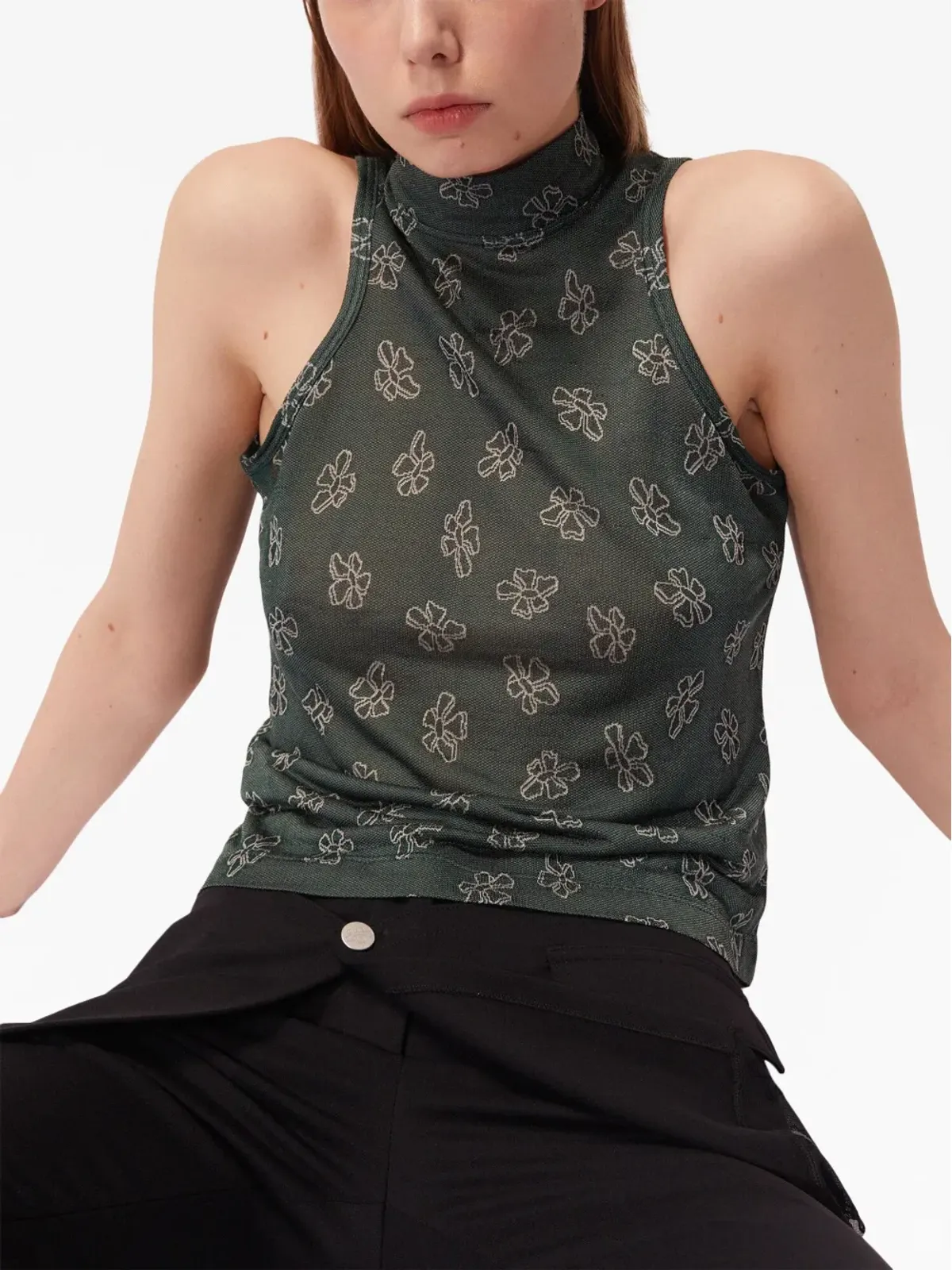 Maccapani Kendra モノグラムジャカードトップ - 画像4