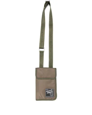 Maison Kitsuné ロゴパッチショルダーバッグ - Green - サムネイル1