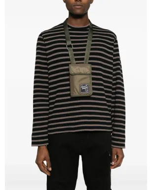 Maison Kitsuné ロゴパッチショルダーバッグ - Green - サムネイル2