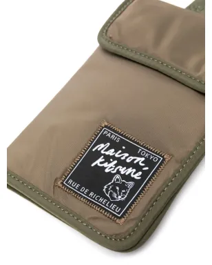 Maison Kitsuné ロゴパッチショルダーバッグ - Green - サムネイル4