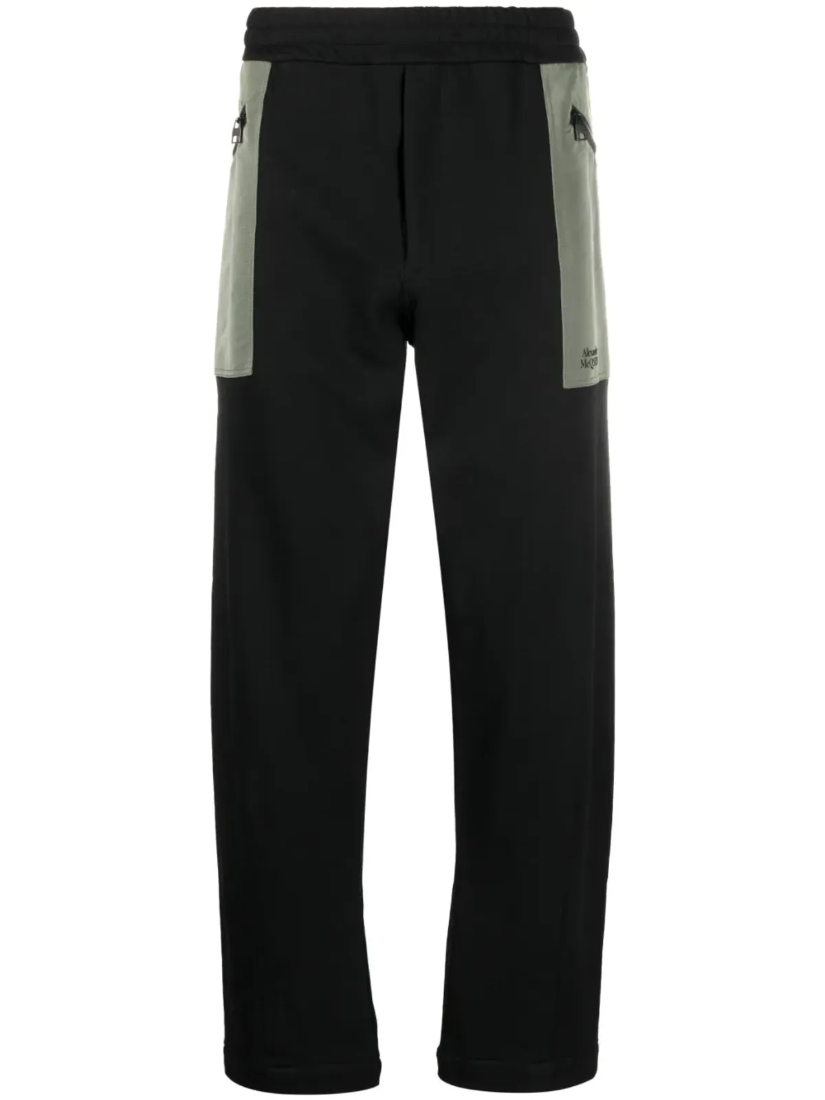 Alexander McQueen コントラストポケット付き コットン トラックパンツ - 画像1