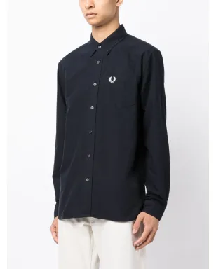 Fred Perry オックスフォード ロゴ刺繍 コットンシャツ - サムネイル3