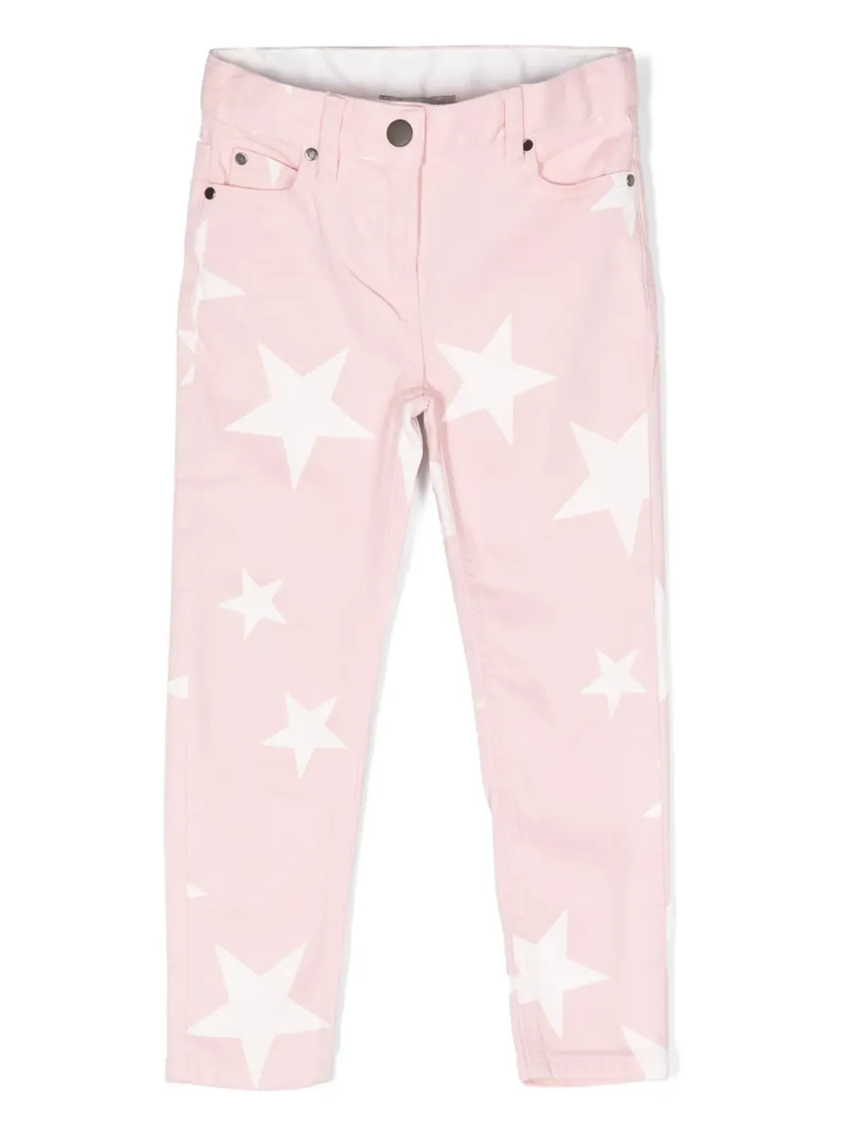 Stella McCartney Kids 星柄デニムパンツ（ピンク） - 画像1