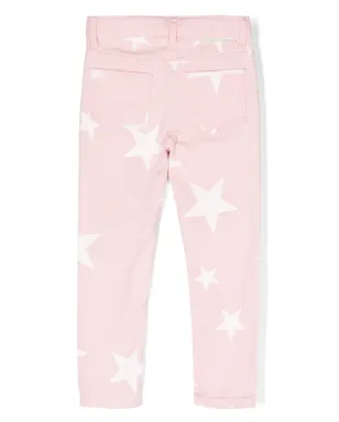 Stella McCartney Kids 星柄デニムパンツ（ピンク） - サムネイル2