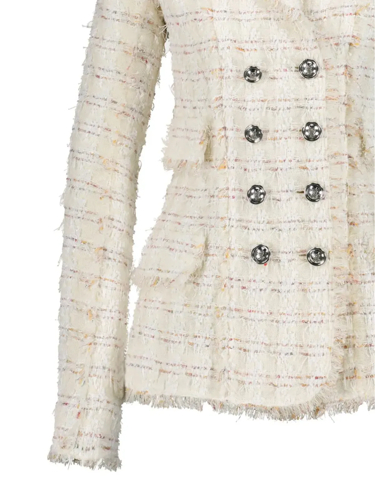Giambattista Valli bouclé double-breasted blazer - Neutrals - 画像2