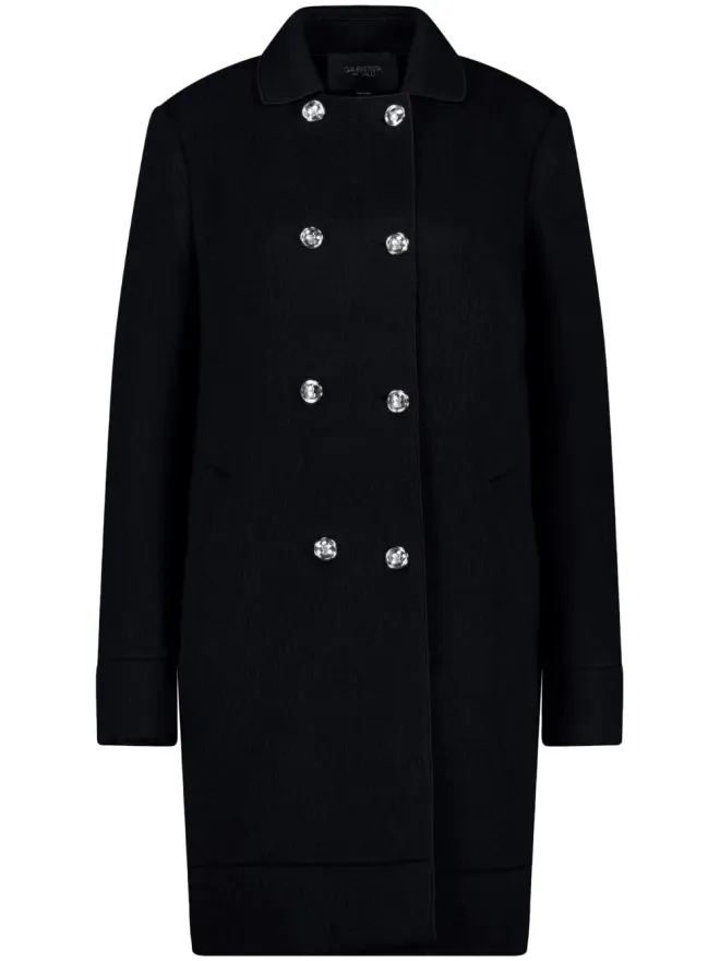 Giambattista Valli Giambattista Valli ダブルブレスト ウール混紡コート ブラックの商品画像