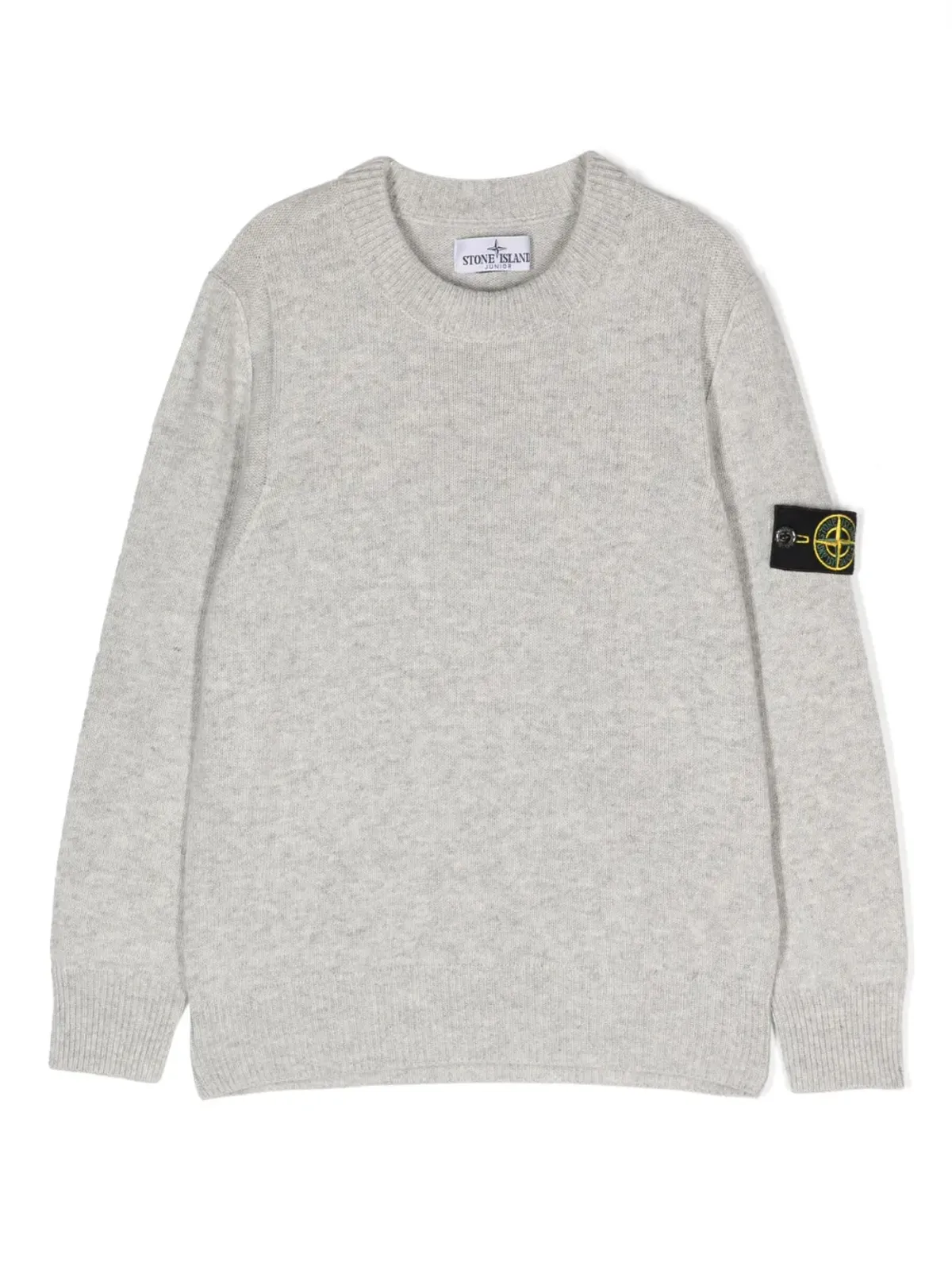 Stone Island Junior メランジ クルーネック ジャンパー - 画像1