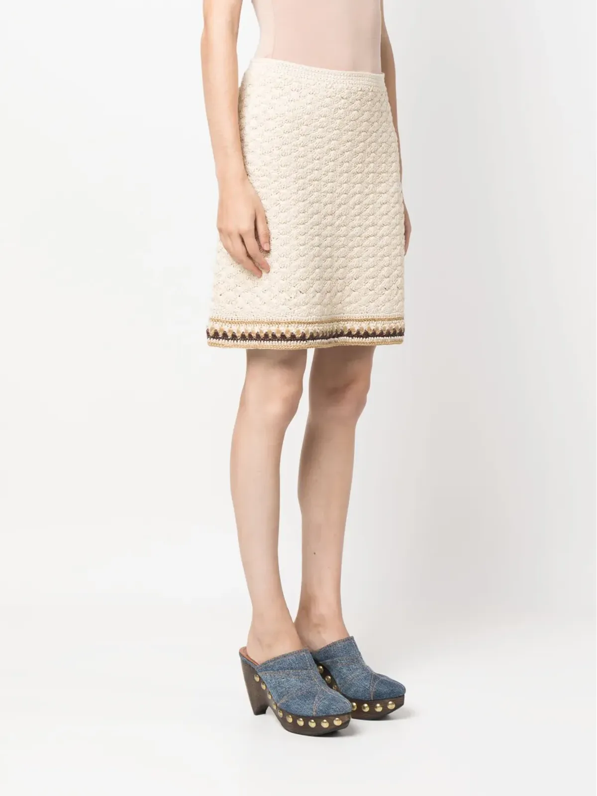 Tory Burch ハイウエストニットスカート - 画像3