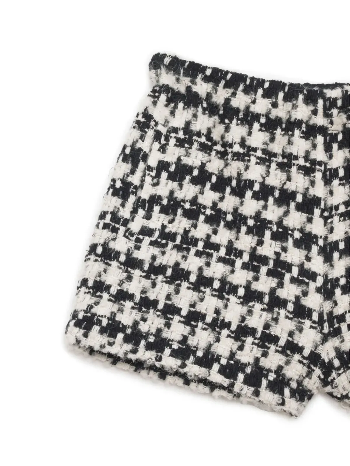 ANINE BING Lyle houndstooth shorts - Black - 画像4
