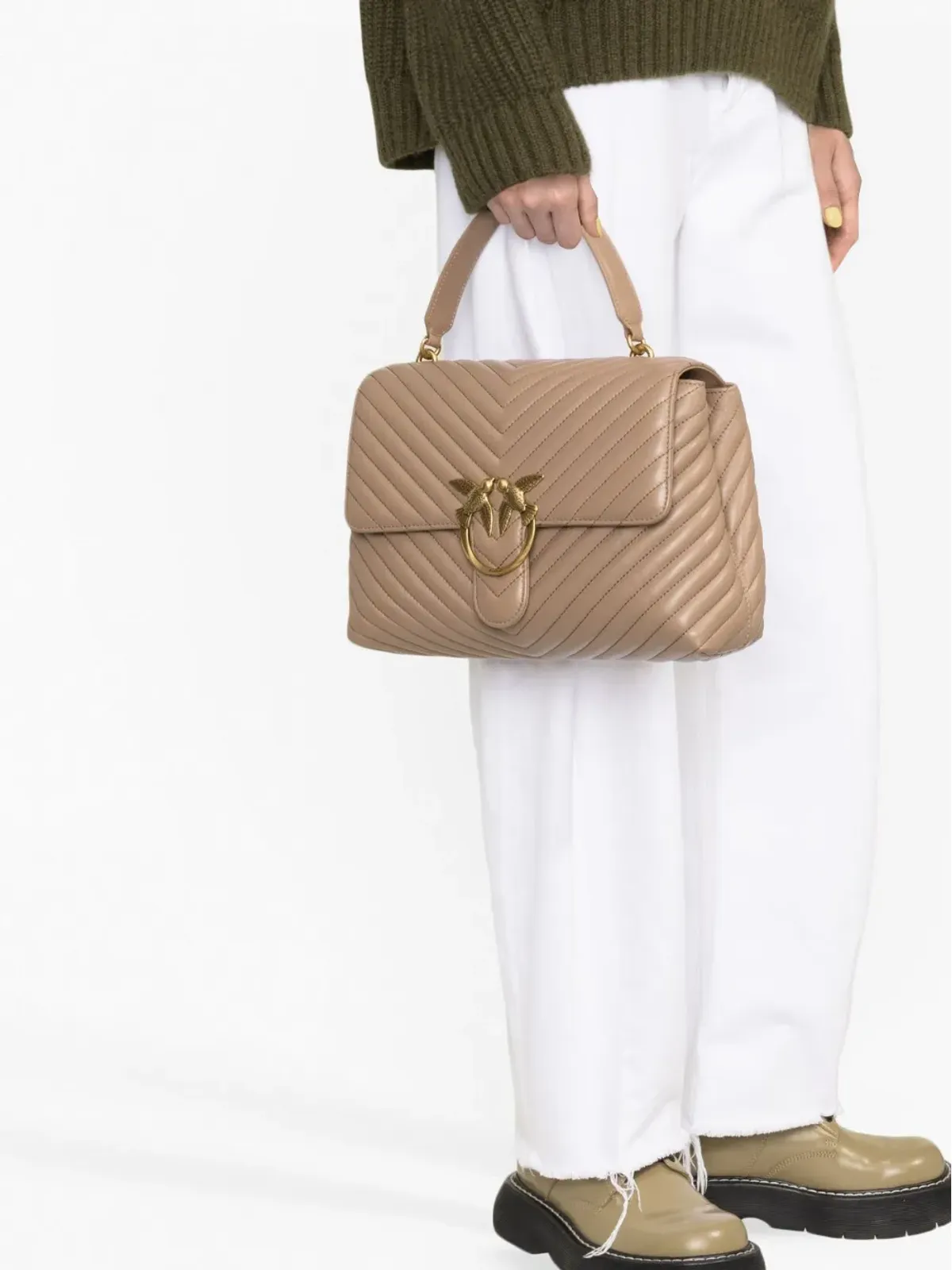 PINKO Lady Love Puff トートバッグ - Neutrals - 画像3